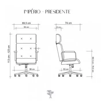 Império - Presidente Black Cromada